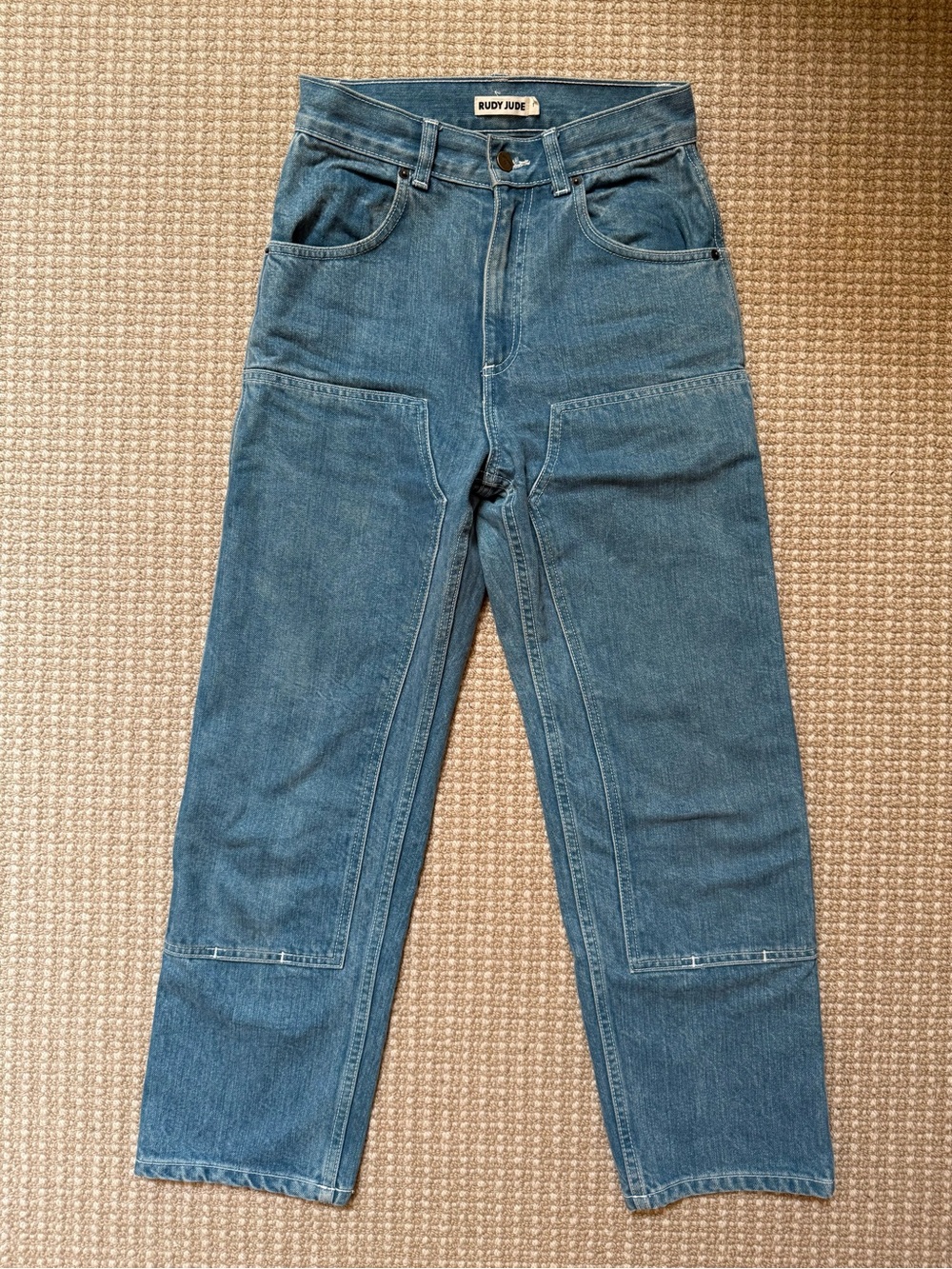Rudy Jude Light Indigo Utility Jeans Size 1